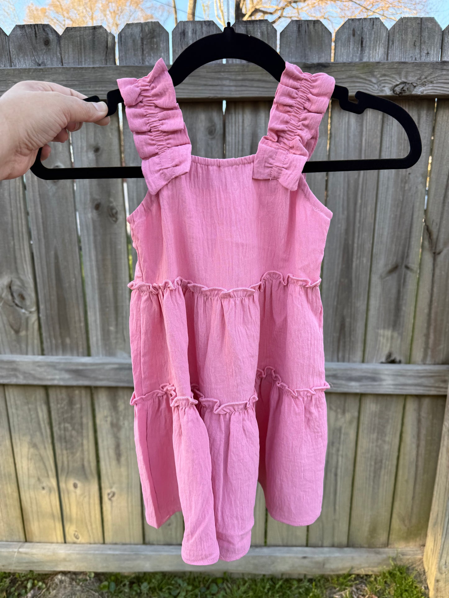 Pink Rose Dress Kids