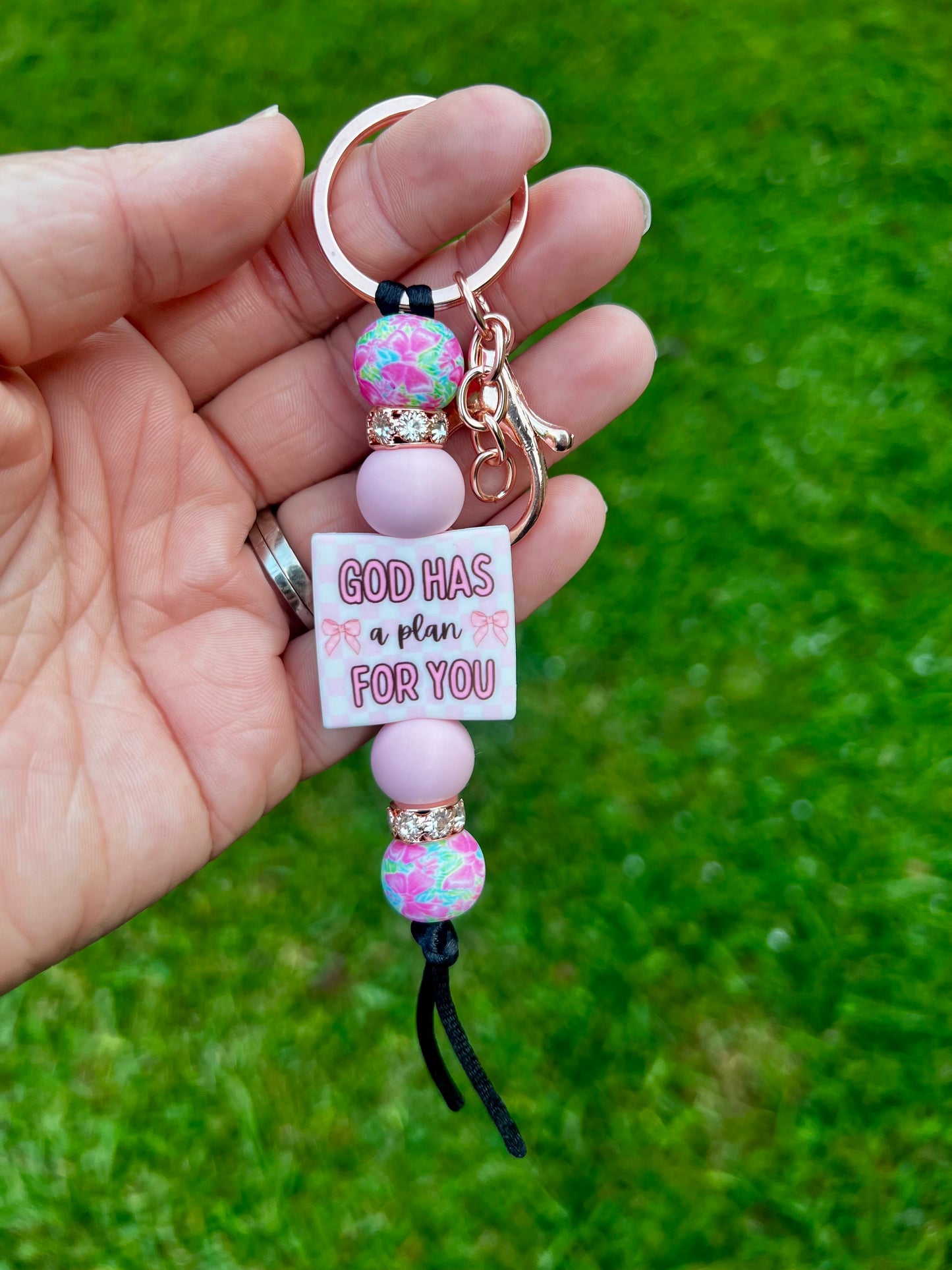 God Has A Plan Keychain