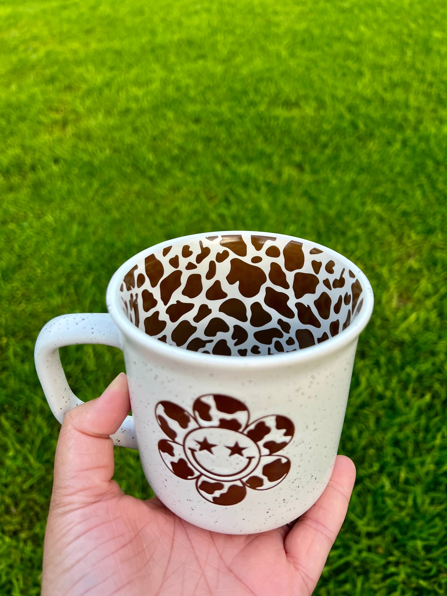 Western Happy Face Mug