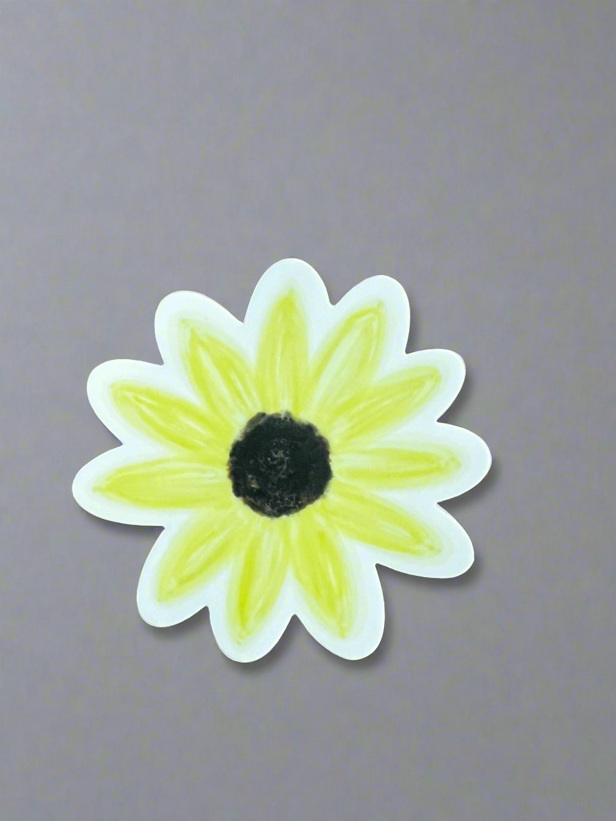 Watercolor Sunflower Sticker