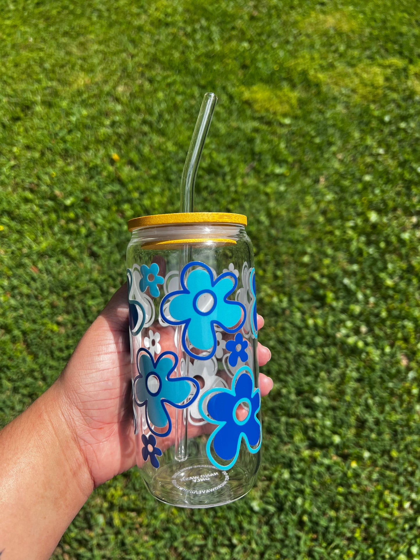 Groovy Flower Glass