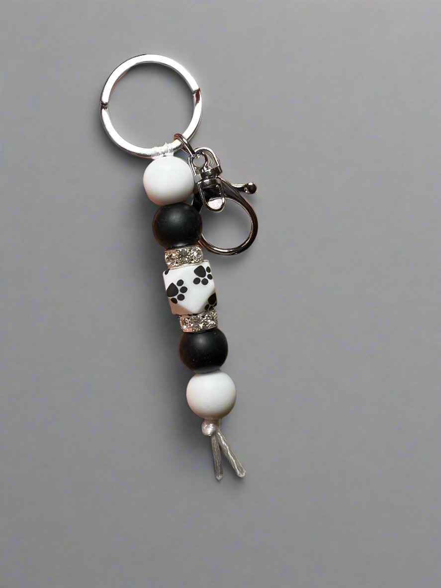 Paw Print Keychain