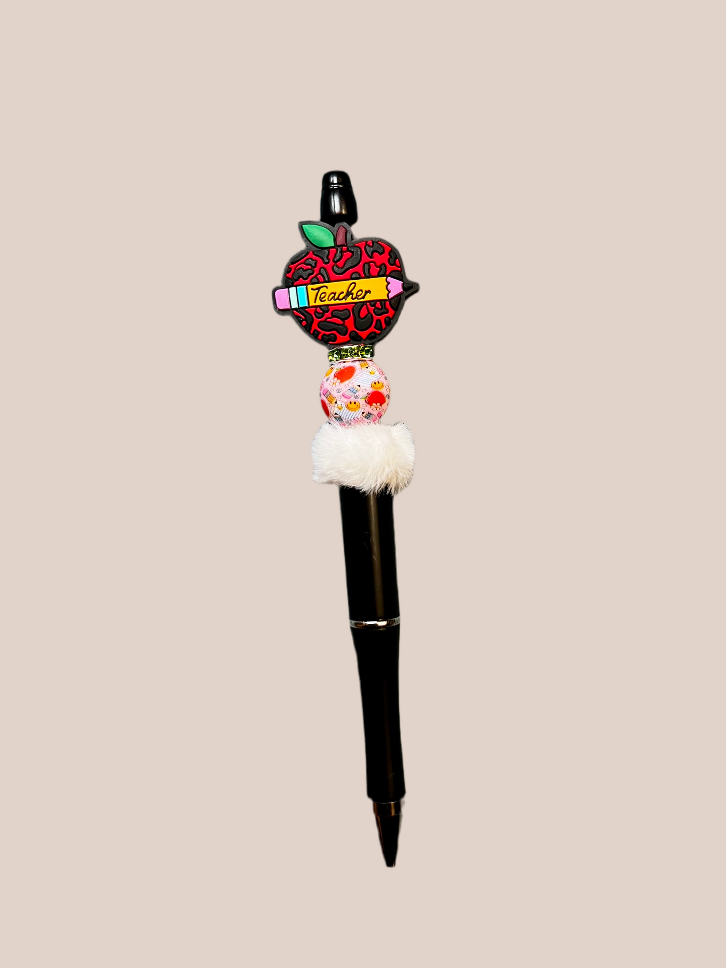 Red Apple Teacher Pen