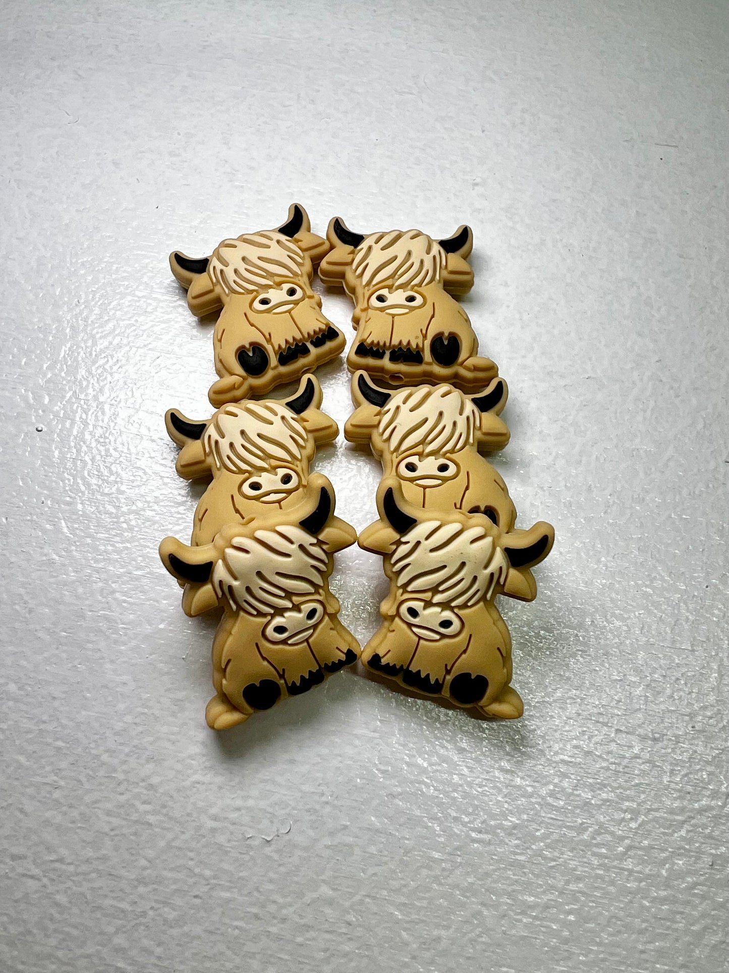 Highland Cow Silicone Focal