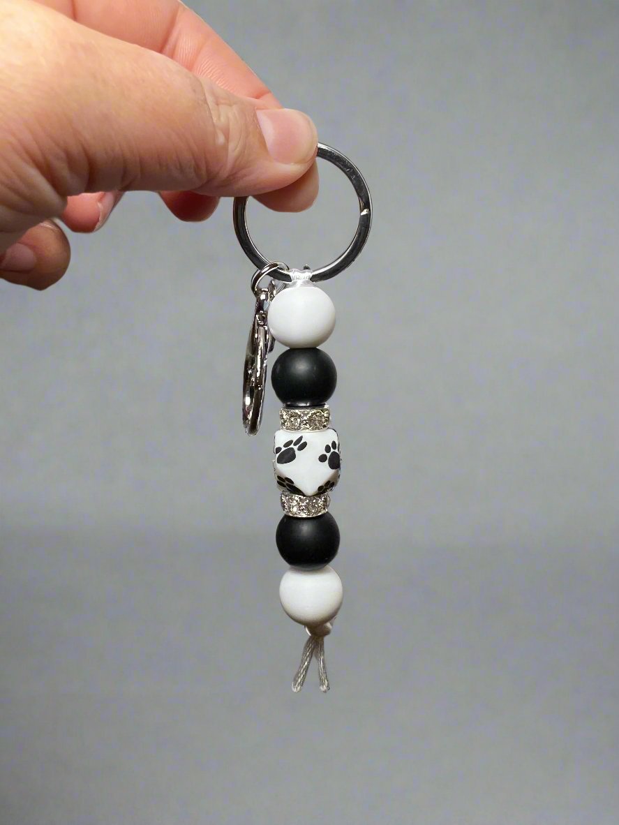 Paw Print Keychain