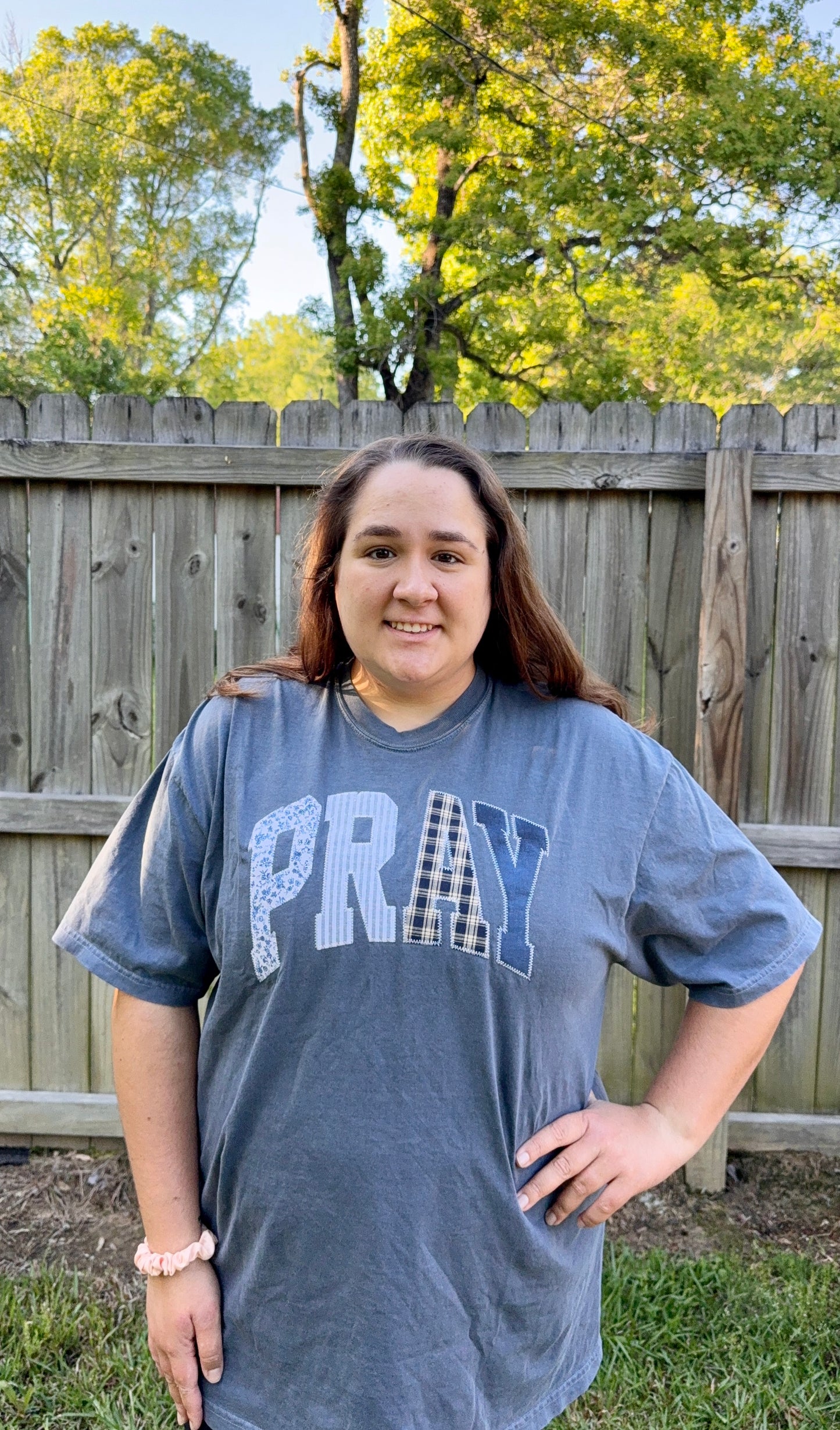 Pray Appliqué Shirt