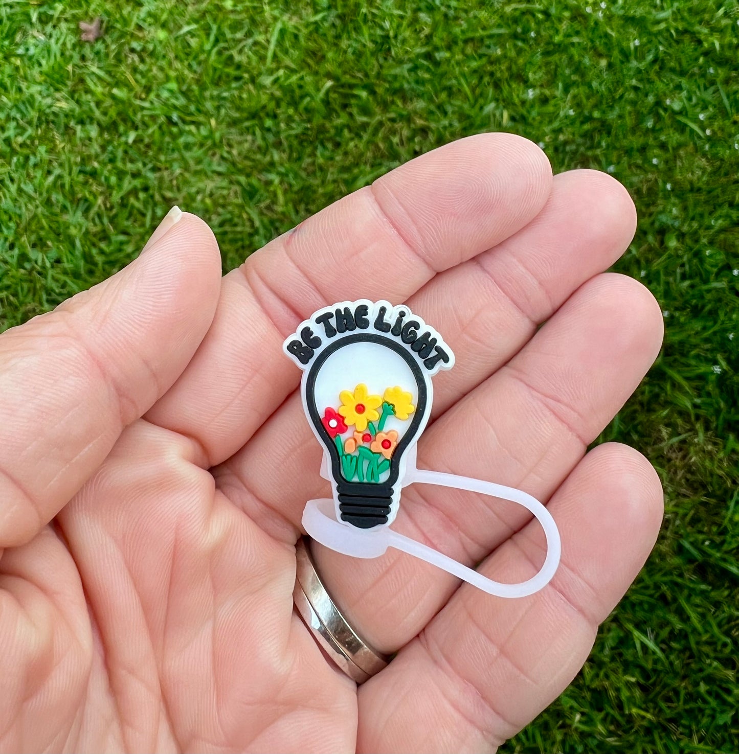 Be the Light Straw Topper