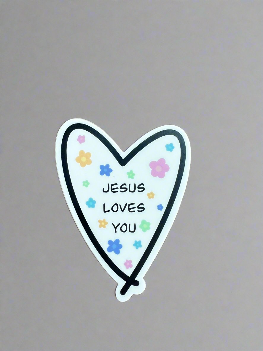 Jesus Loves You Sticker