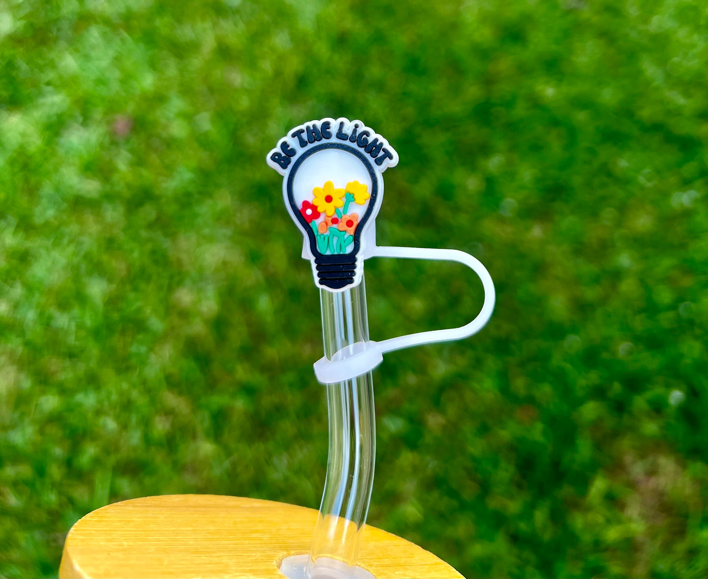 Be the Light Straw Topper