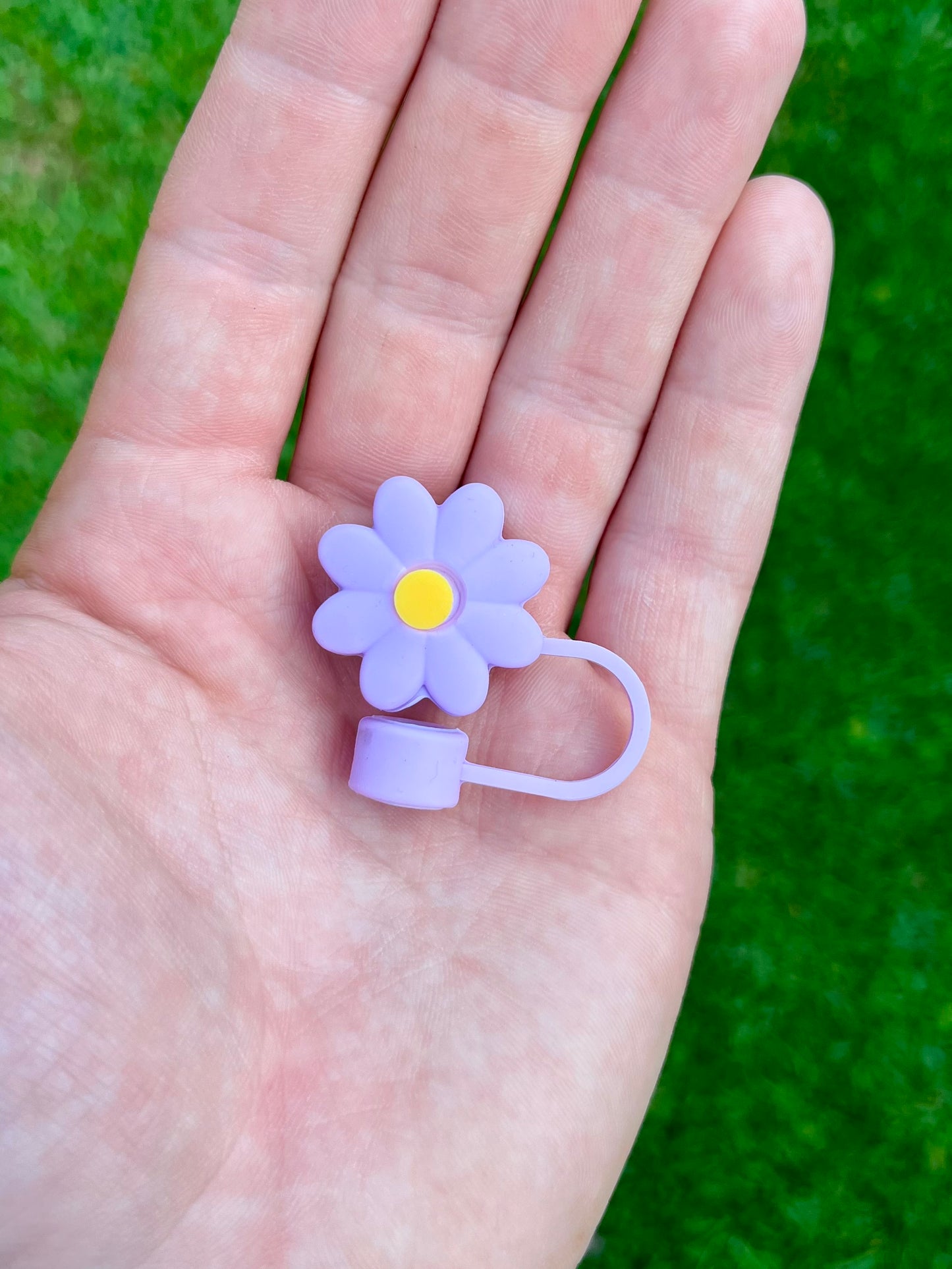 Flower Straw Toppers