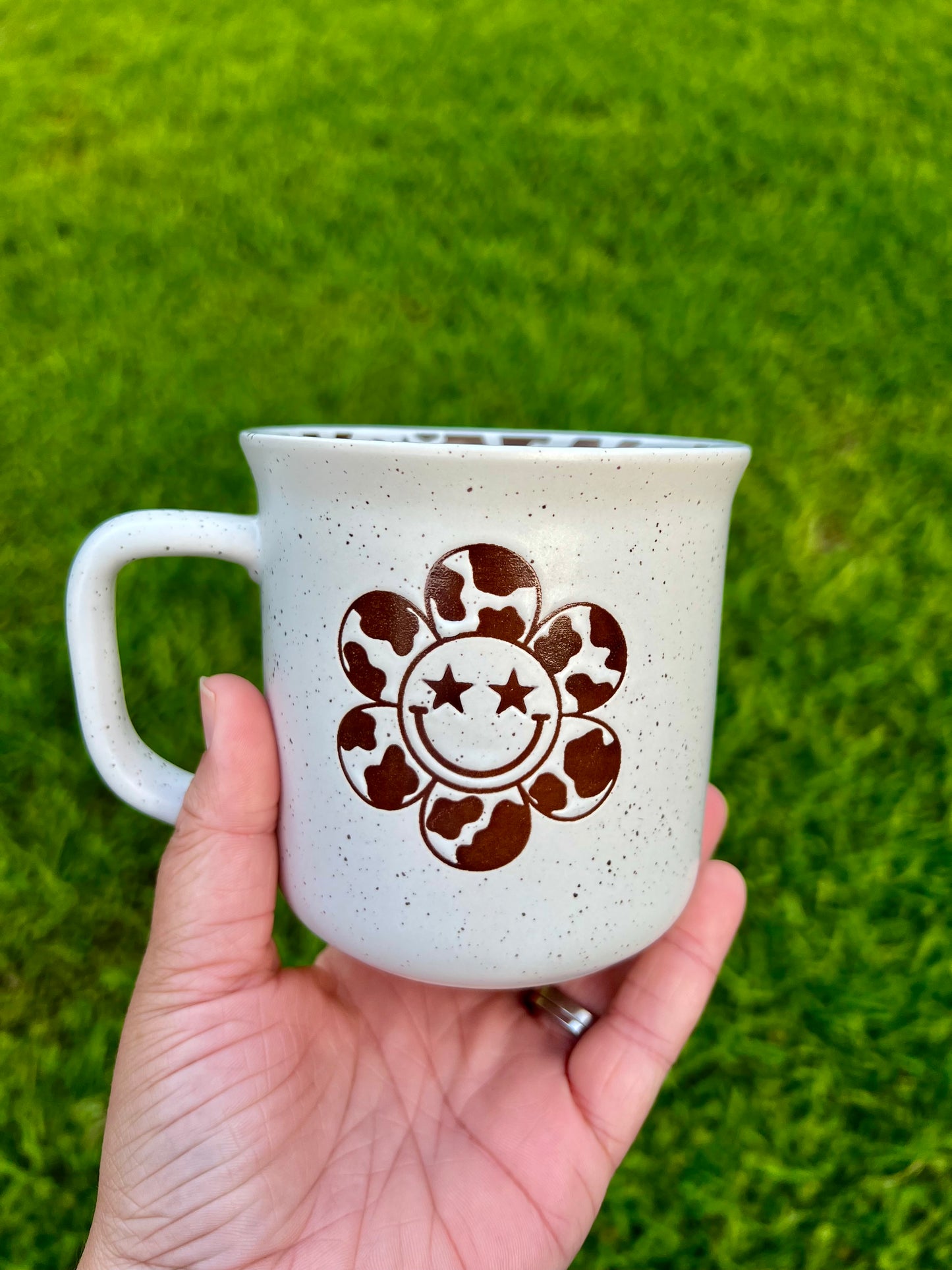Western Happy Face Mug