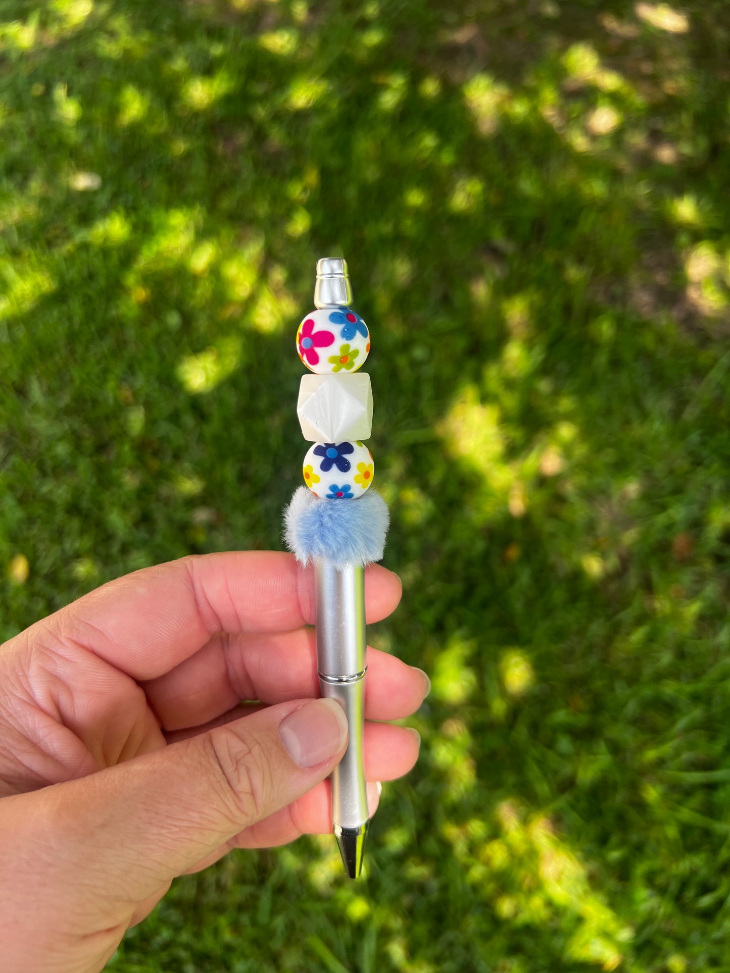 Colorful Flowers Pen