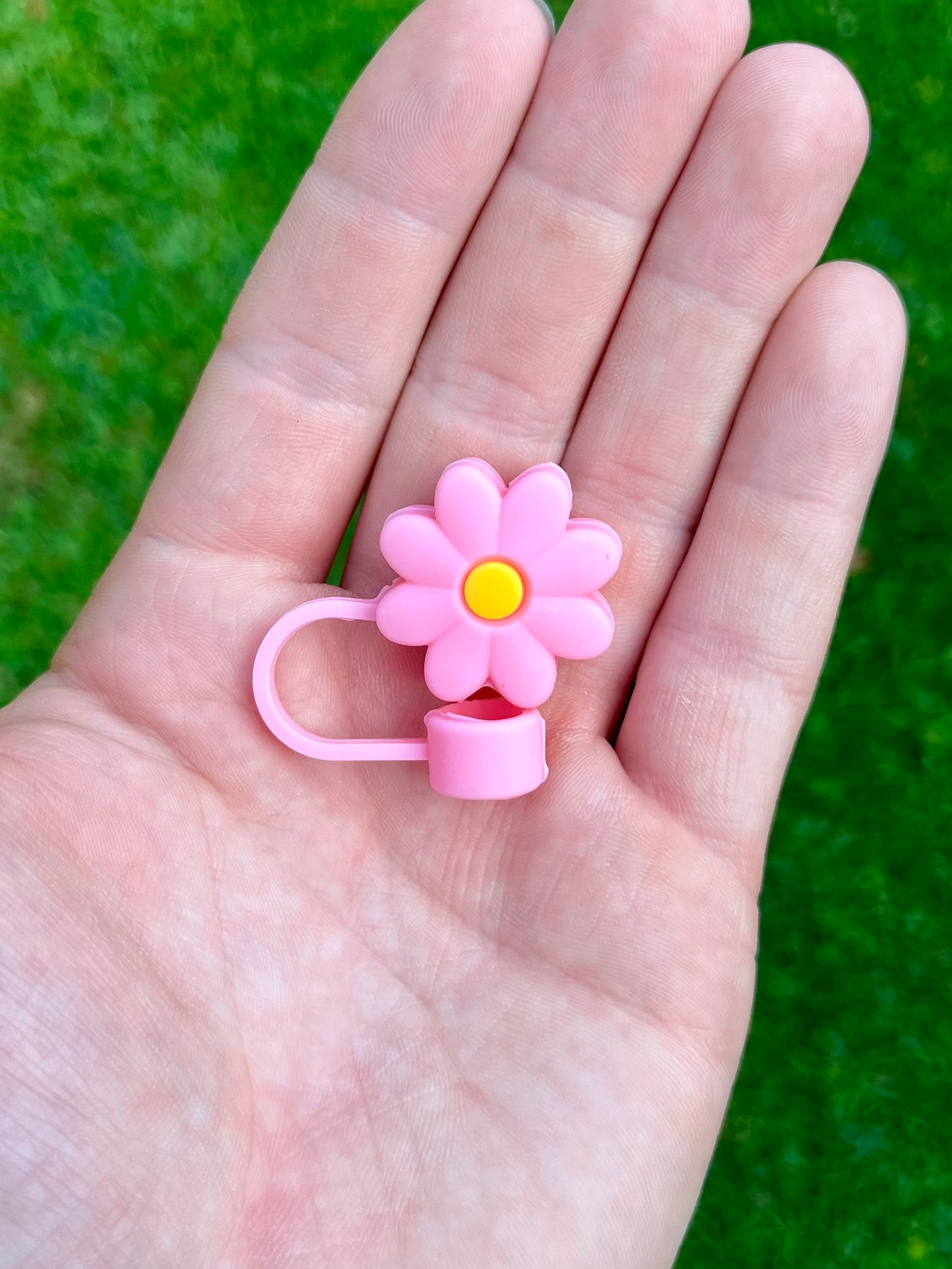 Flower Straw Toppers