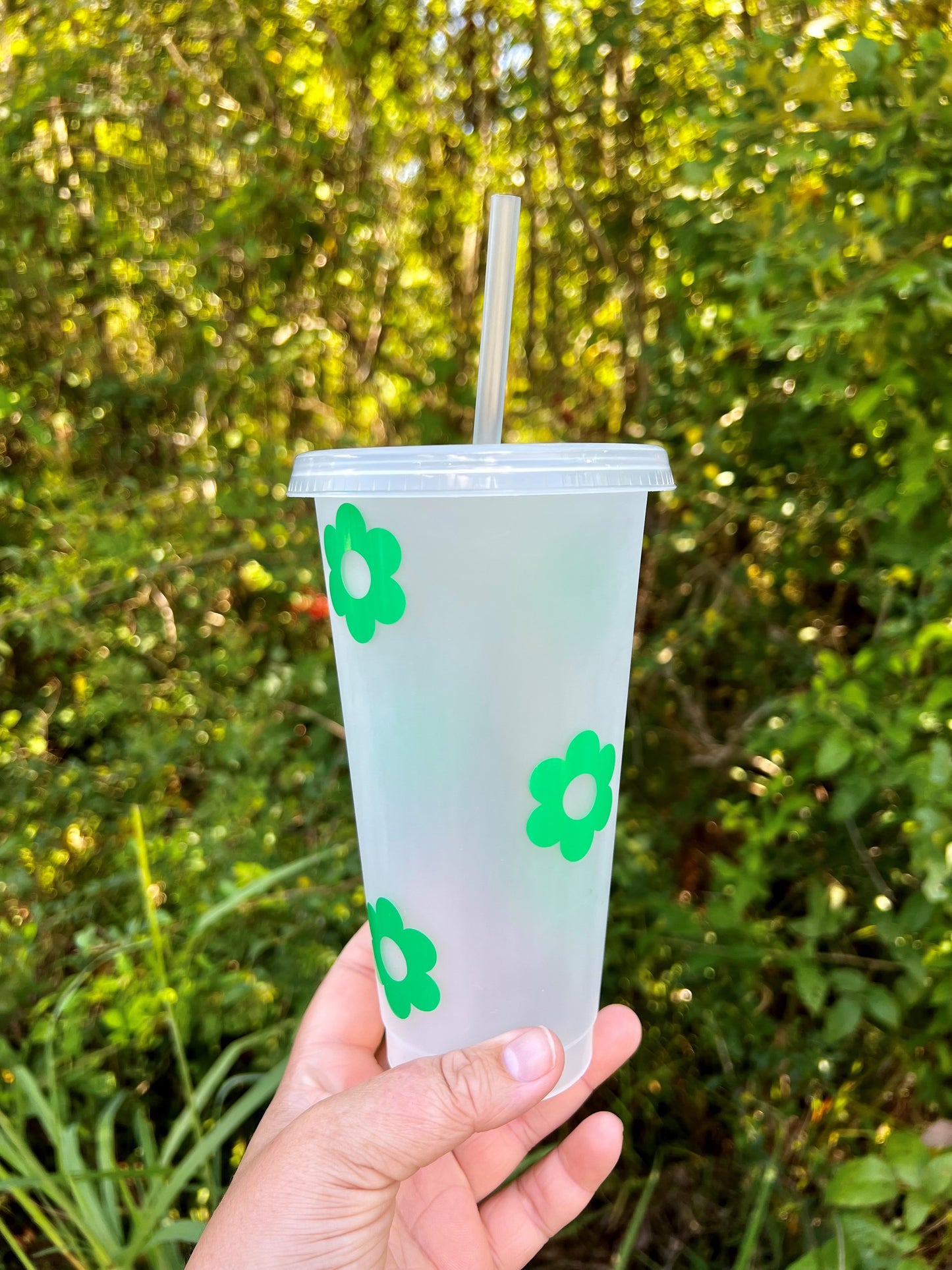Retro Flower Tumbler