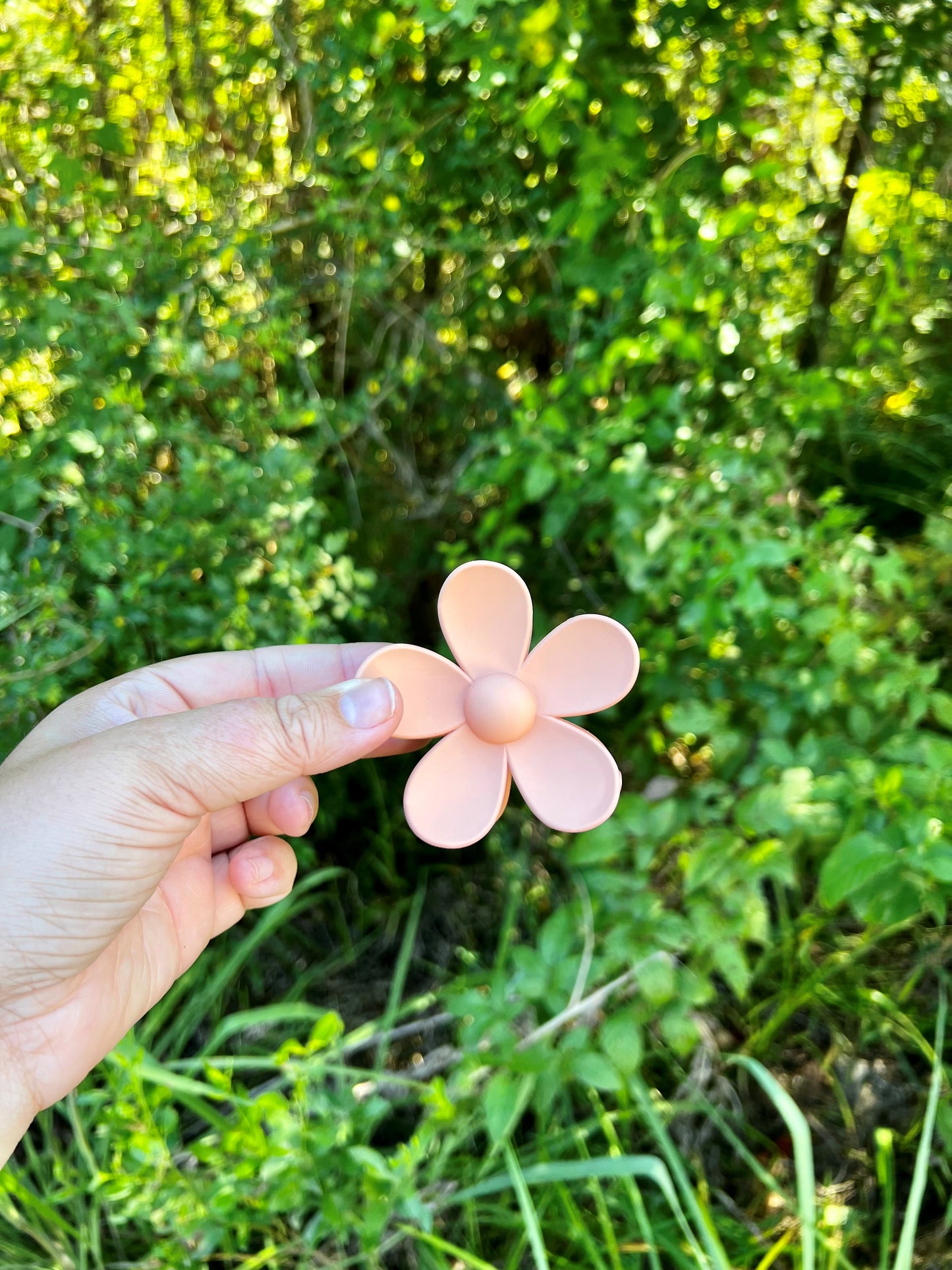 Flower Claw Clips
