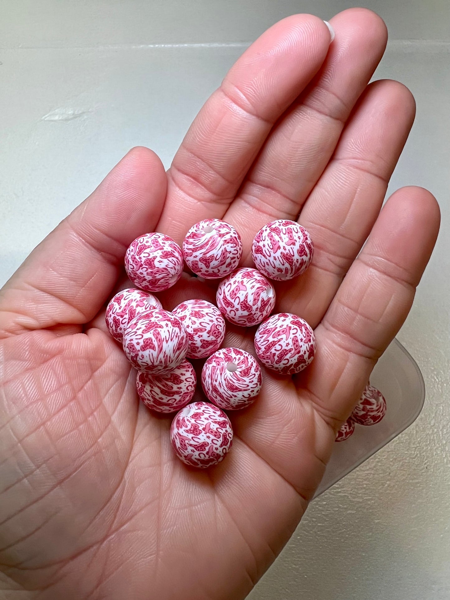 Western Girl 15mm Silicone Beads