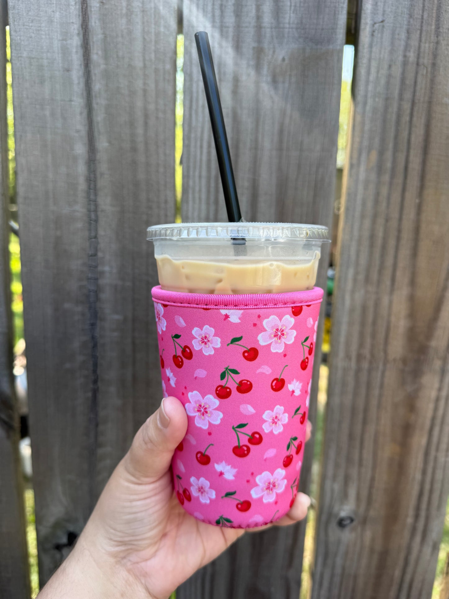 Cherry Blossom Koozie