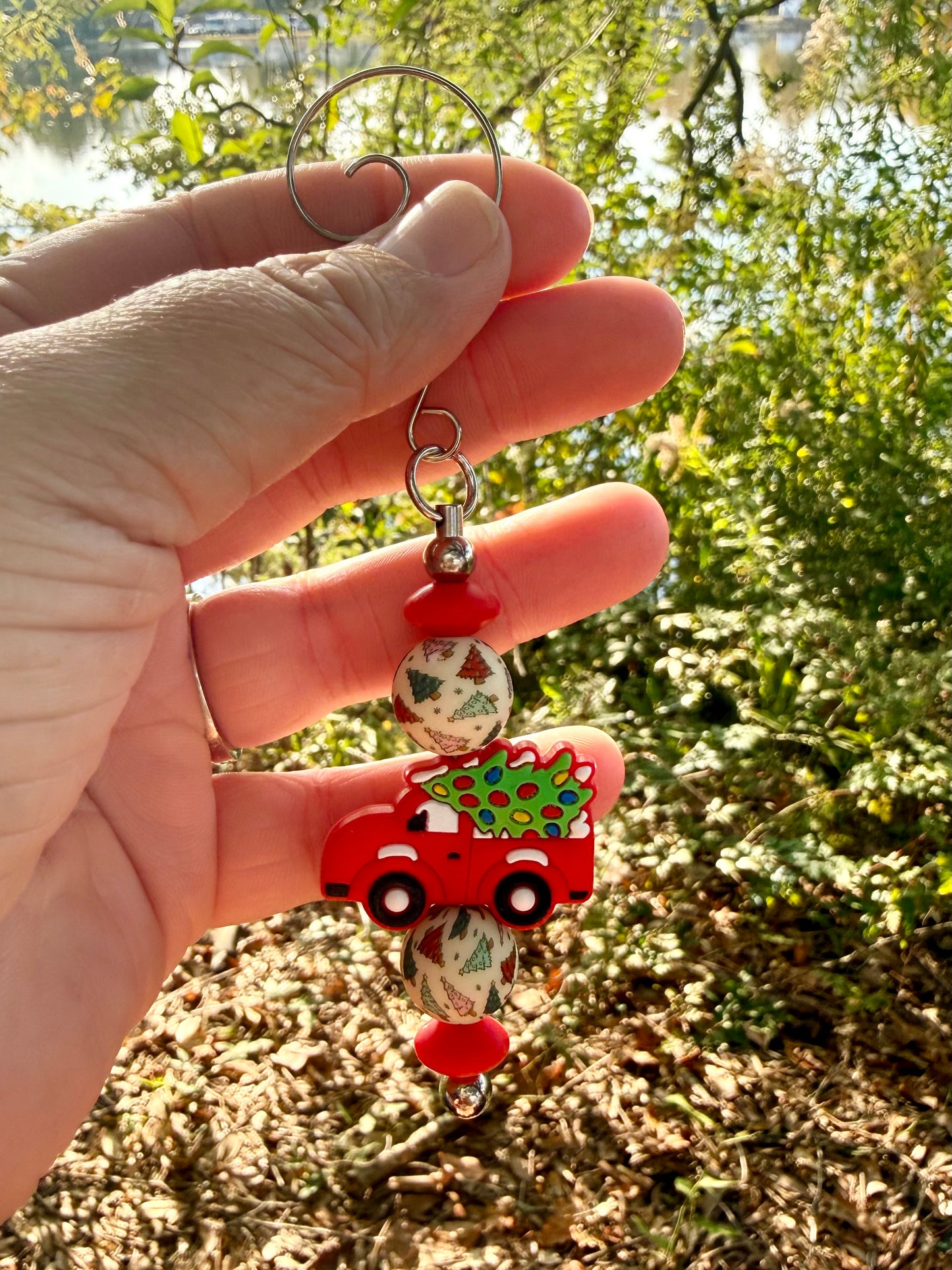 Truck and Tree Ornament