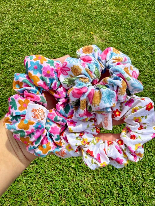 Floral Scrunchies