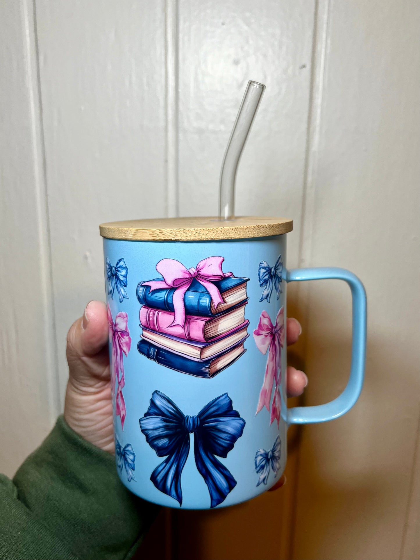 Book Lover Glass Mug