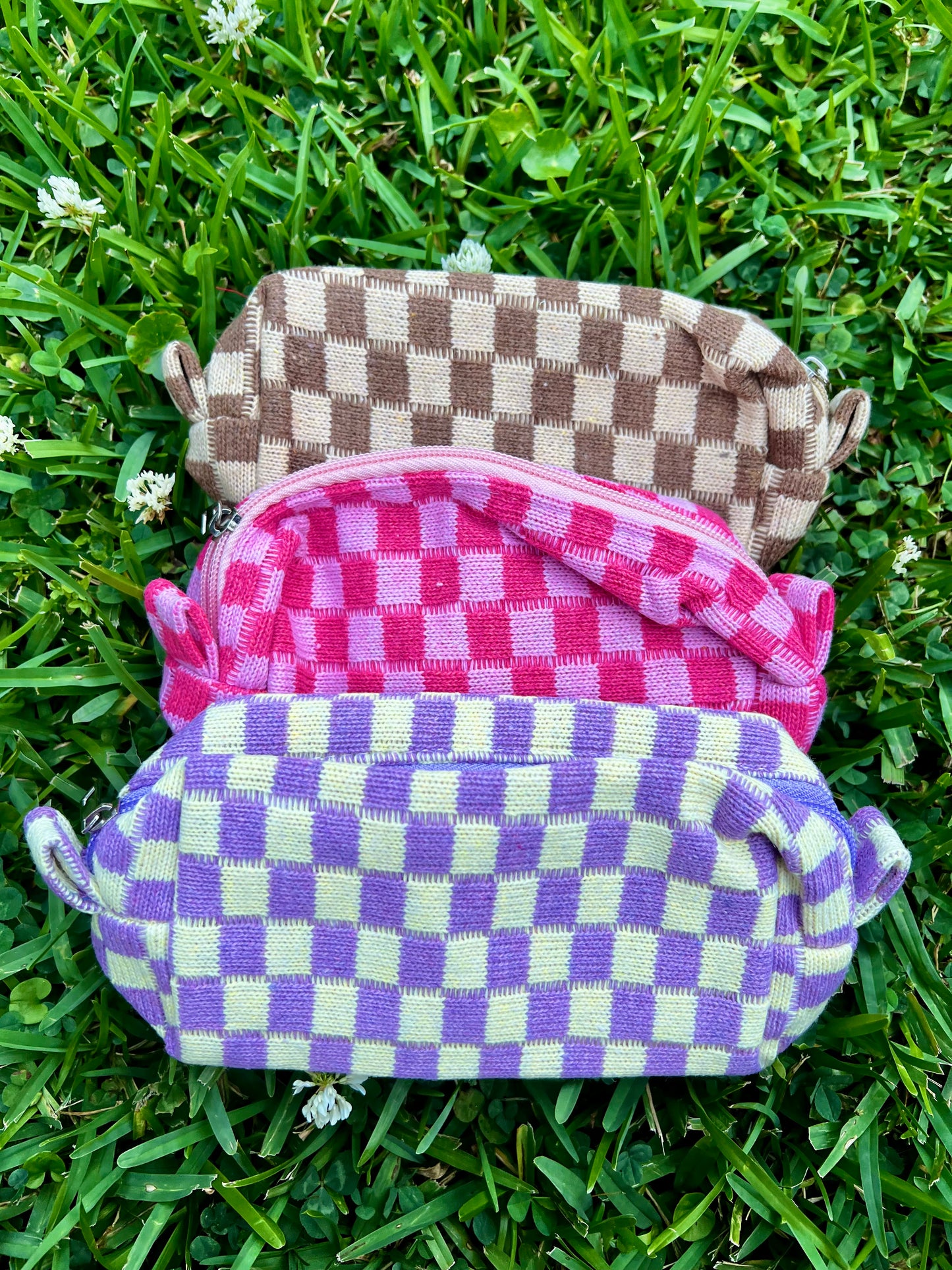 Checkered Pouches