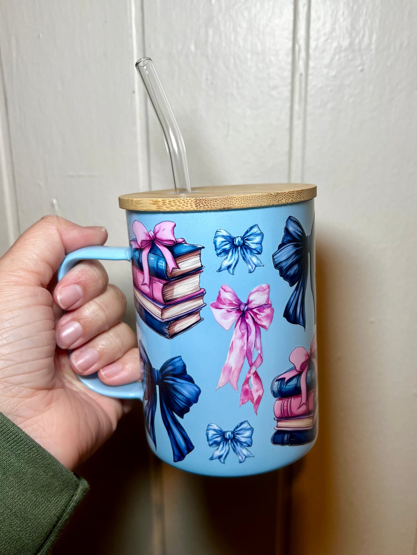 Book Lover Glass Mug