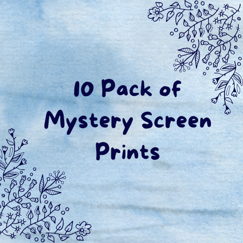 10 Pack of Mystery Screen Prints